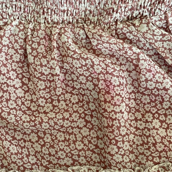 Hayden Girls size girls M mini dress with cute pink flower pattern - Picture 6 of 6